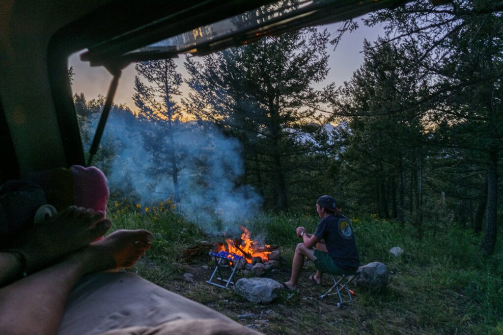 Camping in Wyoming