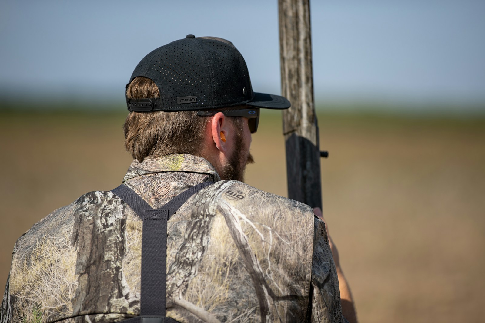 Texas hunter scouting open country before the 2026–27 hunting season