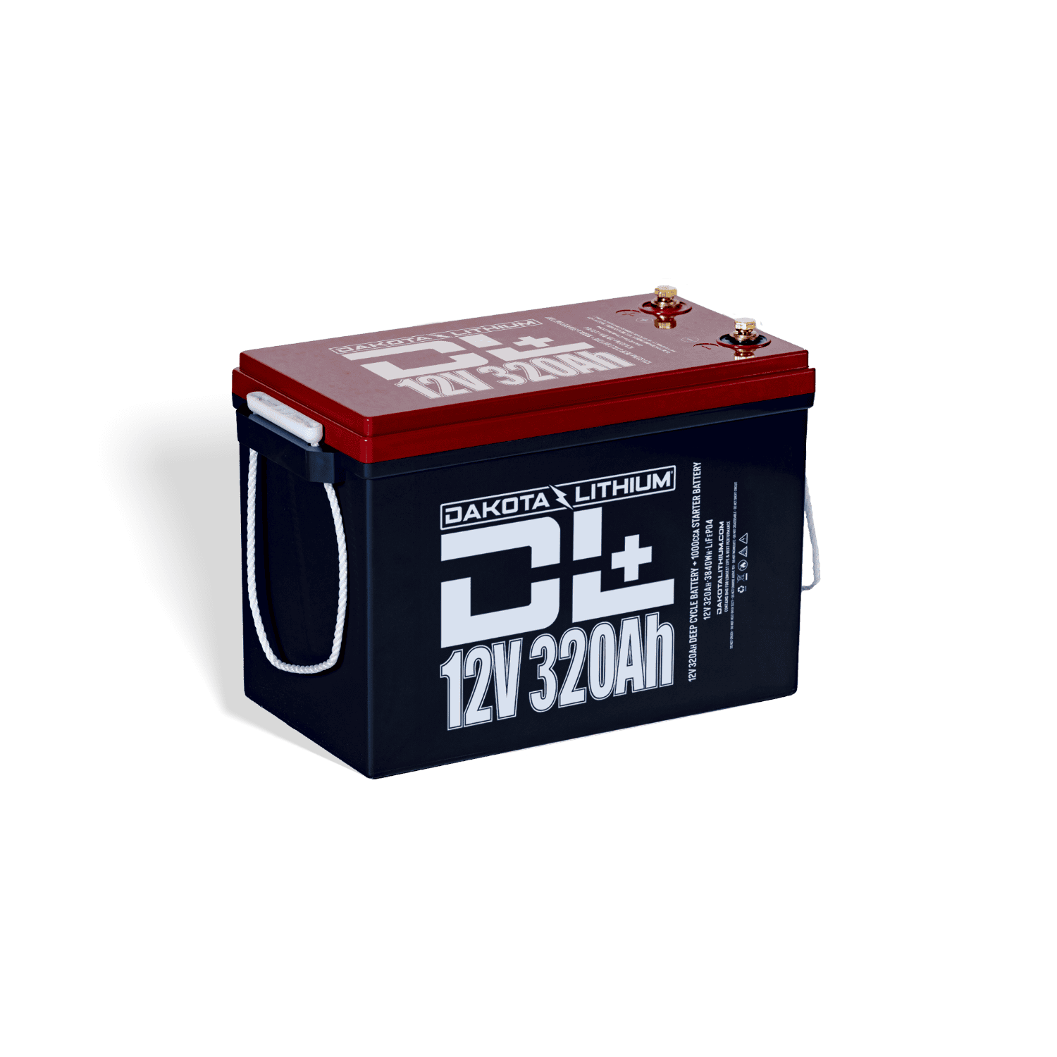 Dakota Lithium DL+ 12V 320Ah heated LiFePO4 battery for RV, marine, and off-grid power